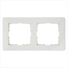 Изображение Рамка G-Flex 2-постовая, цвет слоновая кость